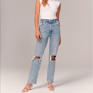 Abercrombie 90s Ultra high rise jeans